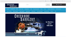 Desktop Screenshot of creeksidesaddlery.com